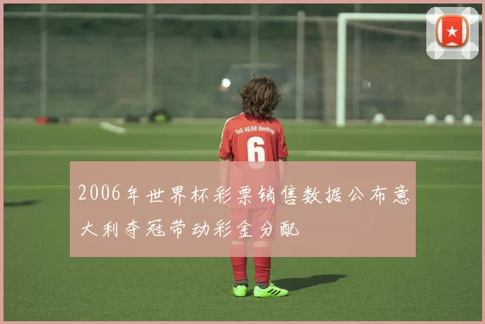 2006年世界杯彩票销售数据公布意大利夺冠带动彩金分配