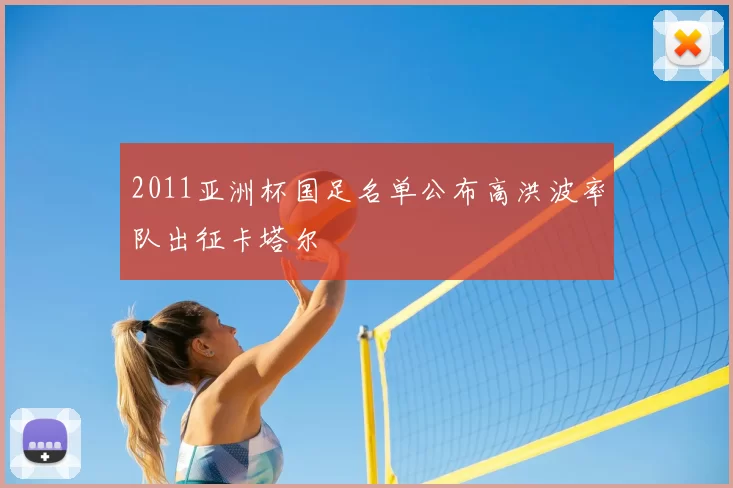 2011亚洲杯国足名单公布高洪波率队出征卡塔尔